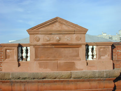 South Pediment Repairs